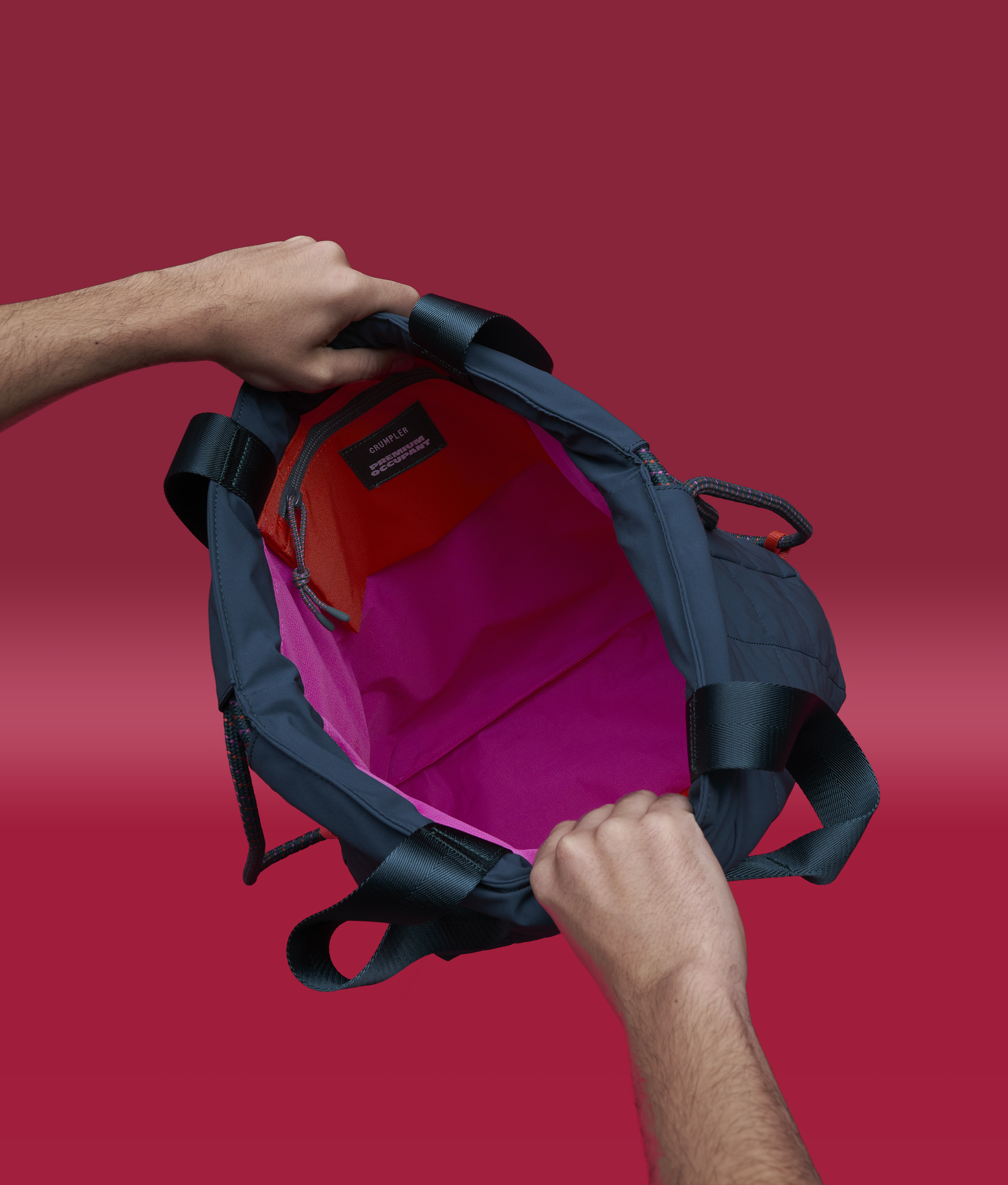 Crumpler Tote Bags Premium Occupant borsa tote blu royal convertibile in zaino