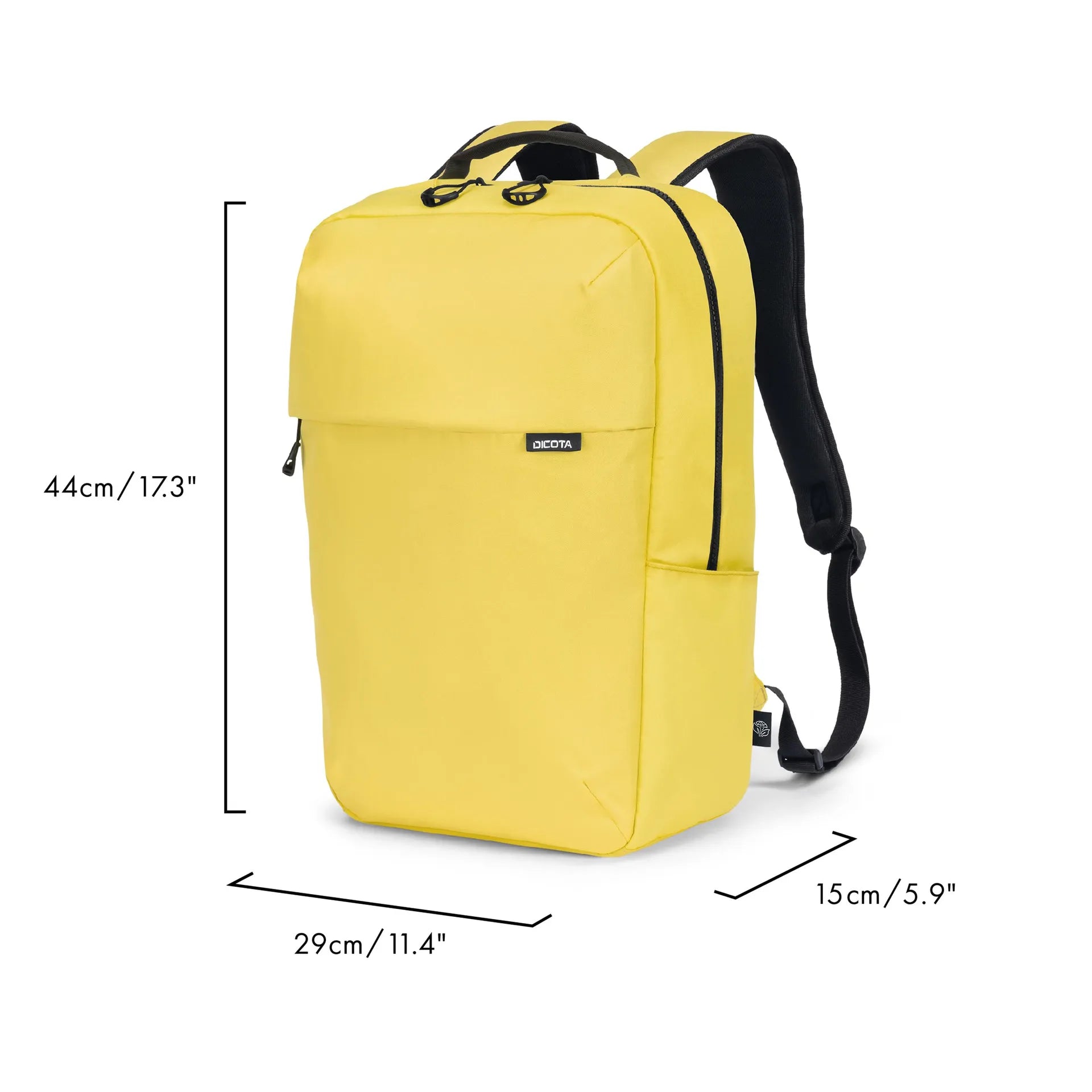 BASE XXO Backpacks COMMUTER 13-16 zaino laptop Lemon idrorepellente