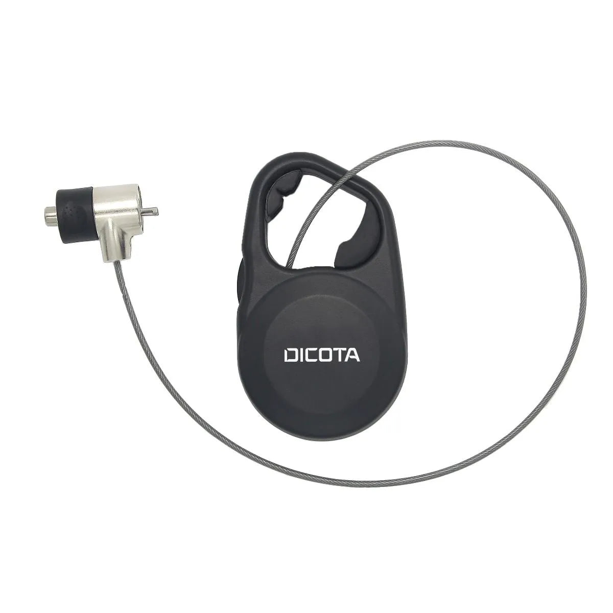BASE XXO Security Locks Lucchetto cavo T-Lock retrattile con chiave, slot 3x7mm