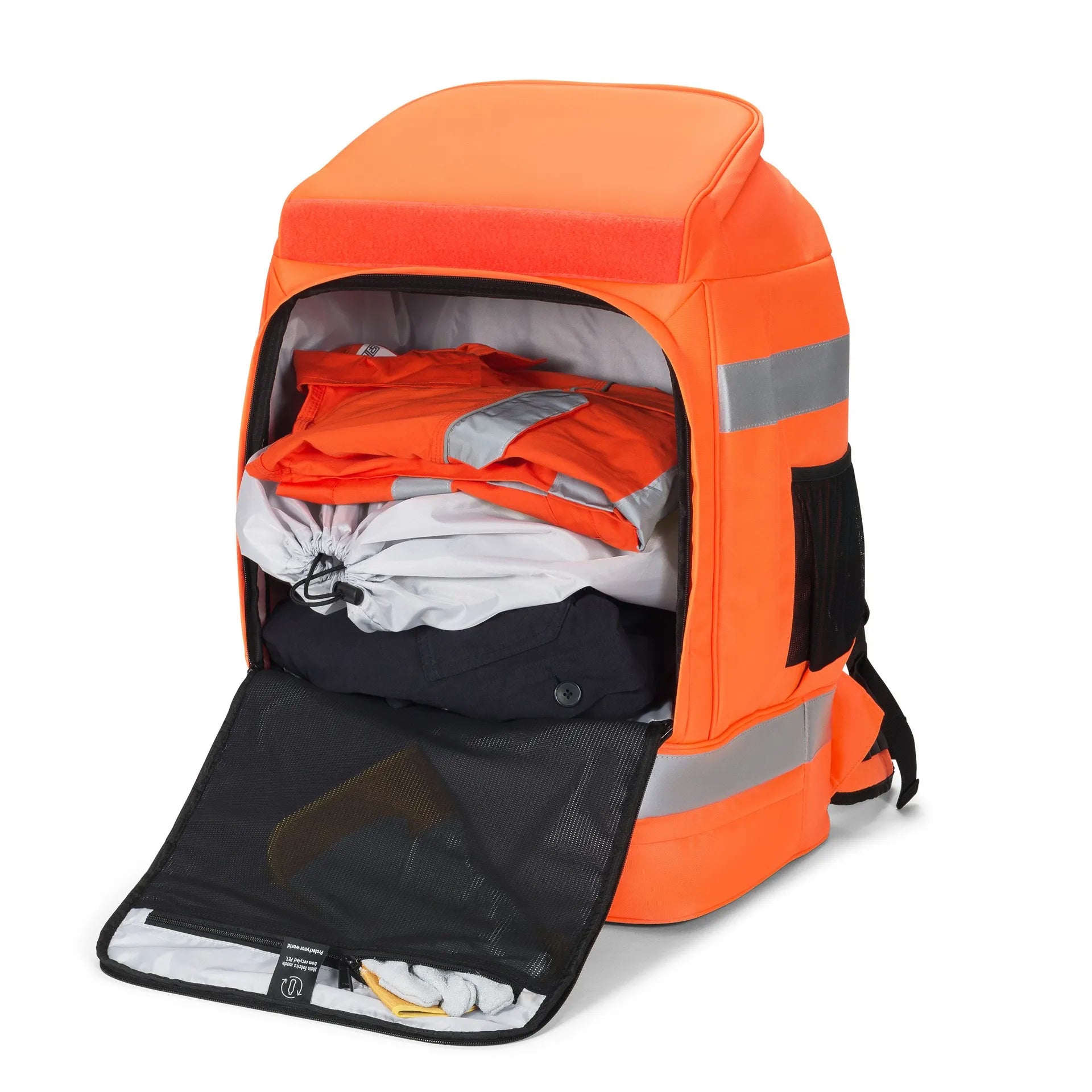 BASE XXO Backpacks Backpack HI-VIS 65 Litre Orange zaino alta visibilità 65 litri