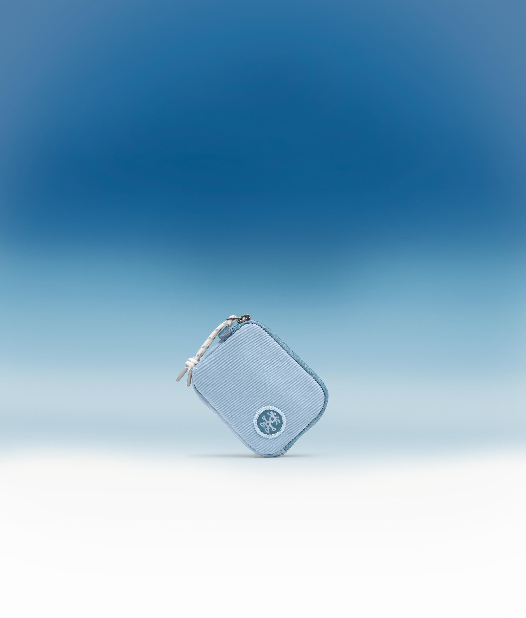 Crumpler Small Bags & Accessories Early Opener Short portacarte Konbu Dusty Blue con zip