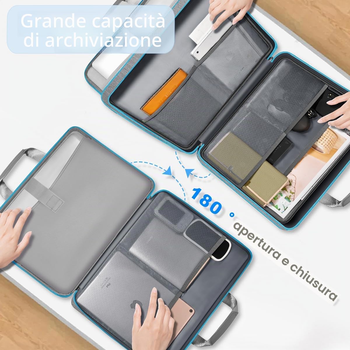 ZINZ Sleeves custodia laptop 15-16" G01y01 impermeabile espandibile