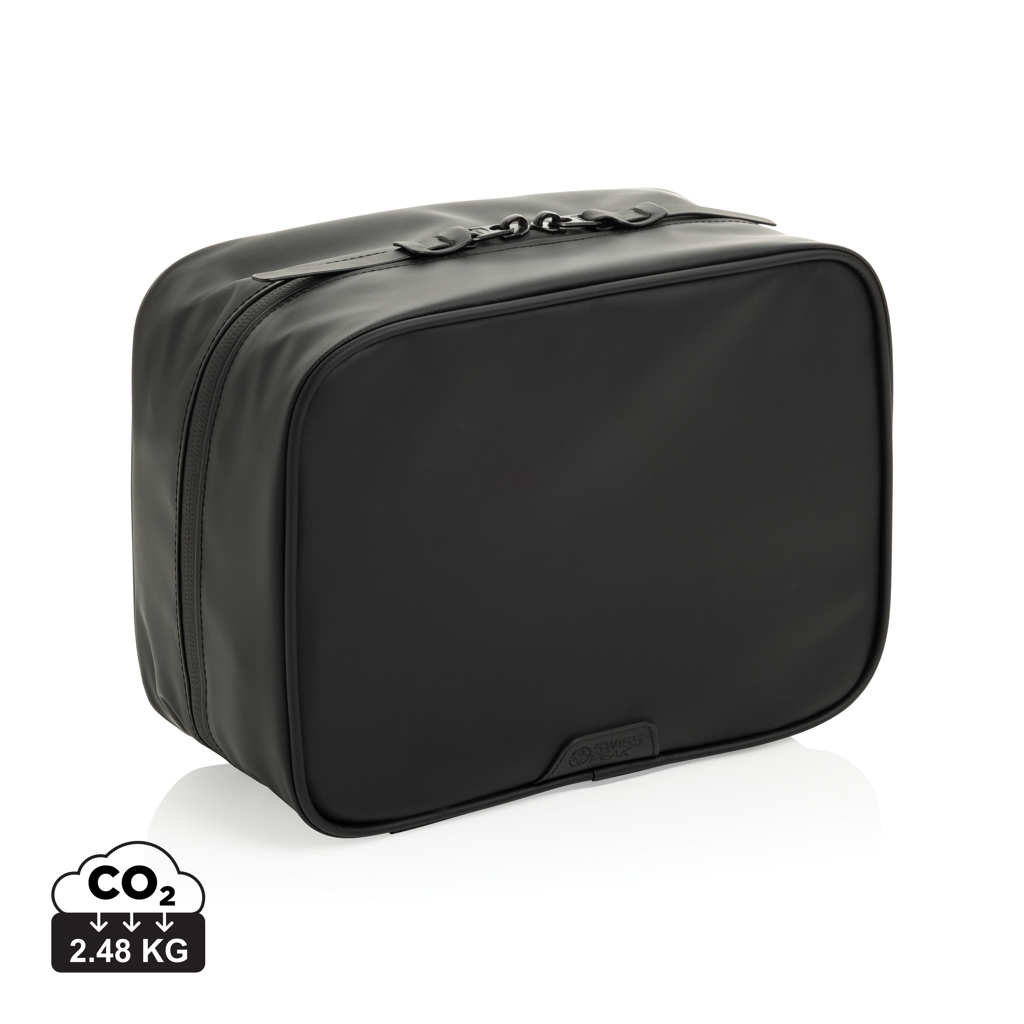 Swiss Peak Accessori da viaggio Beauty case multifunzionale OSLO RCS nero, pieghevole