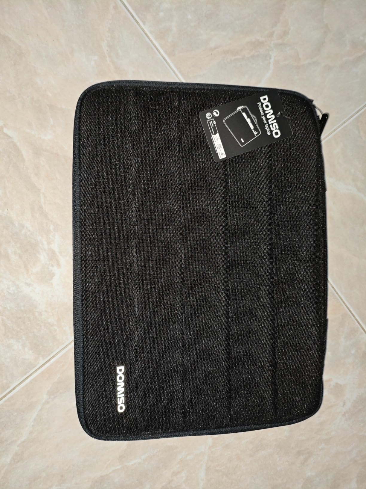 Domiso Laptop Sleeve 14 pollici custodia laptop nera impermeabile
