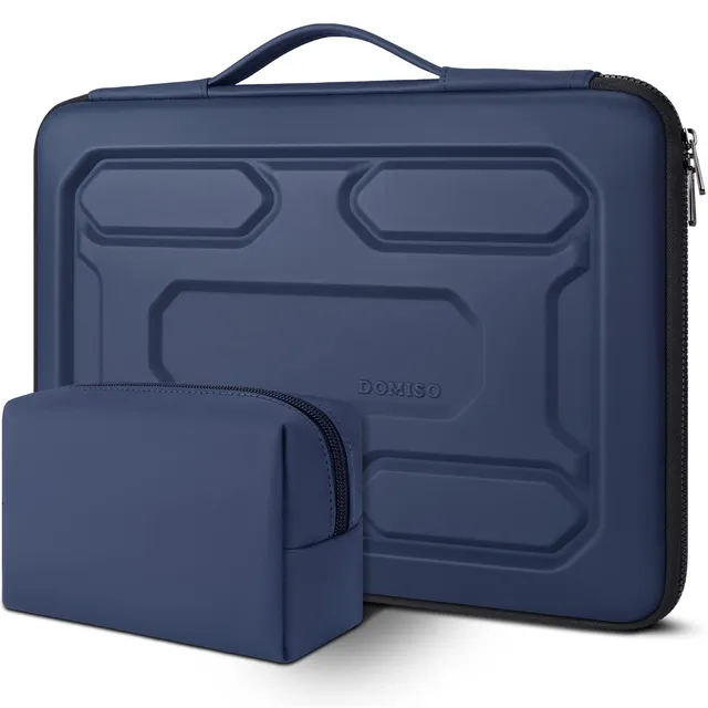 Domiso EVA Laptop Bag 17,3 pollici custodia laptop blu scuro antiurto