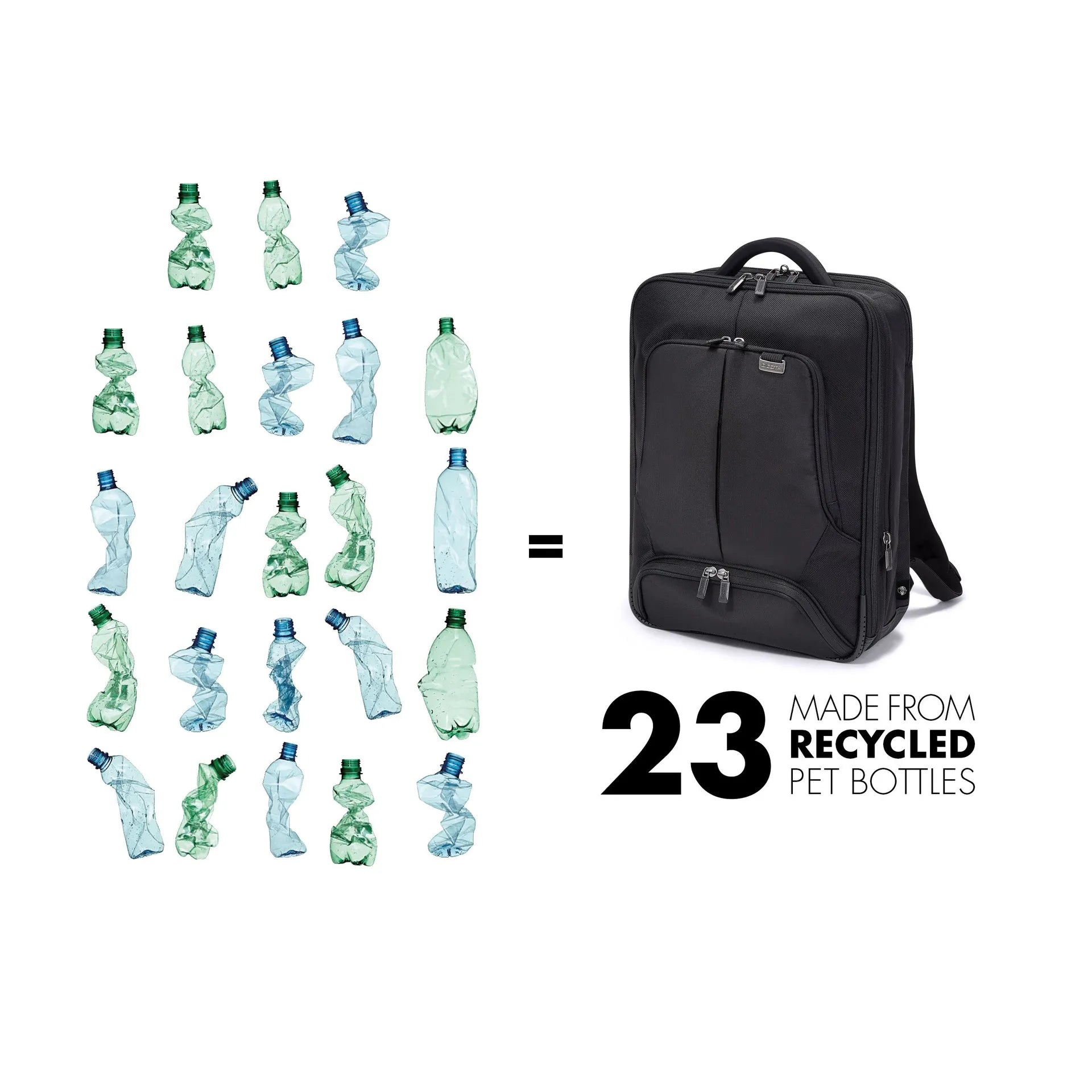 BASE XXO Eco Backpack PRO 15-17.3 zaino laptop in PET riciclato