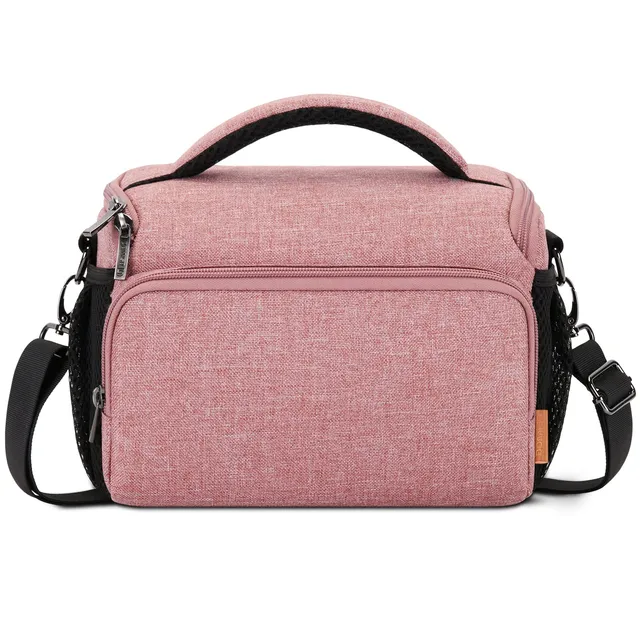 Domiso DSLR Camera Bag Borsa per fotocamera Rosa antiurto