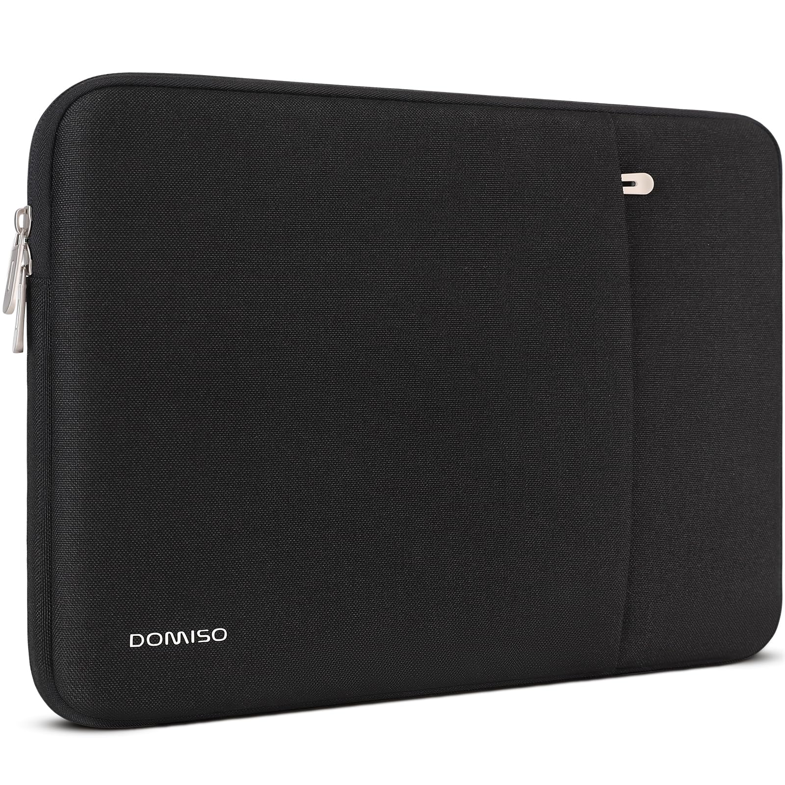 Domiso Laptop Sleeve 17,3 pollici custodia laptop nera con tasca