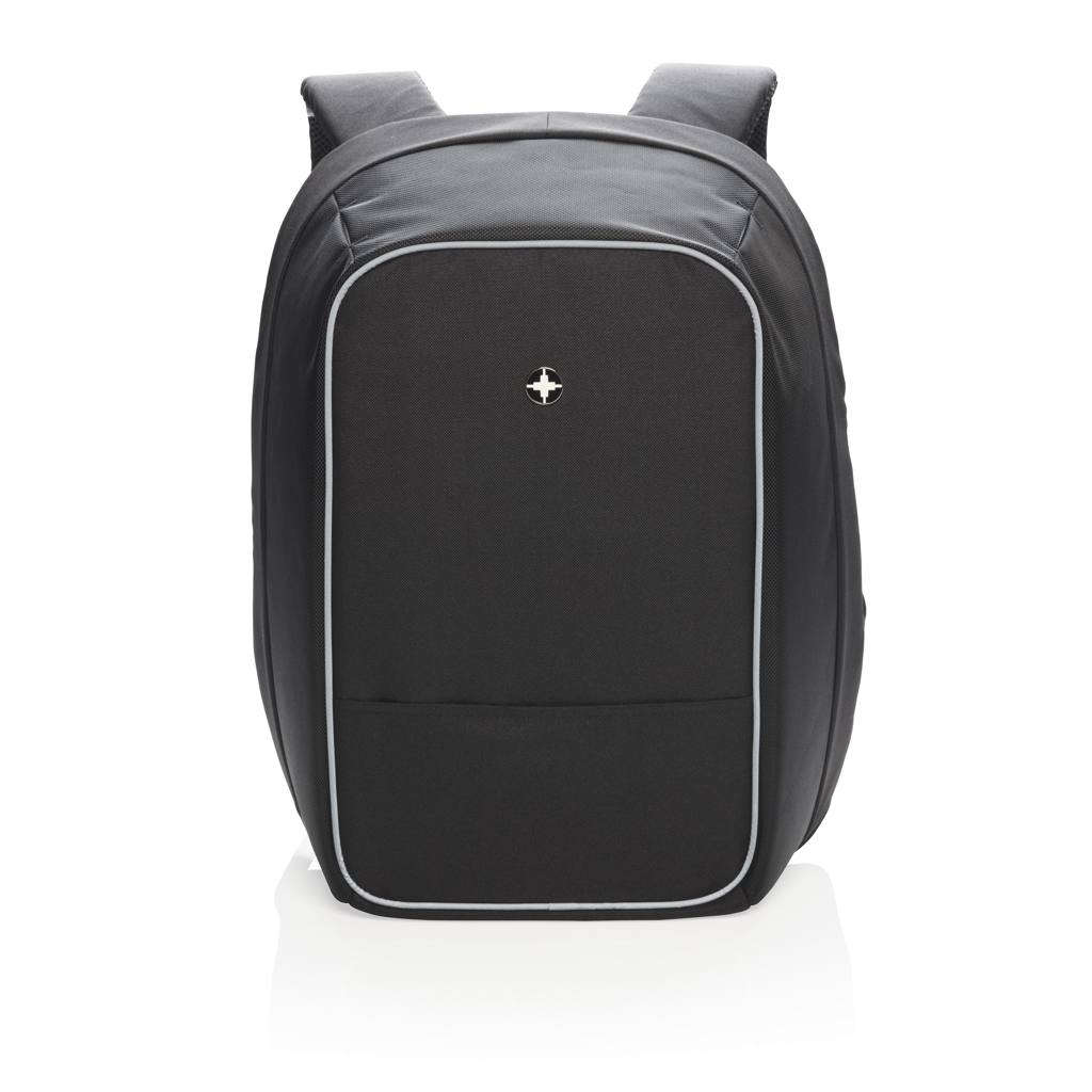 Swiss Peak Zaini Zaino porta PC 15,6″ antitaccheggio AWARE™ zaino nero USB