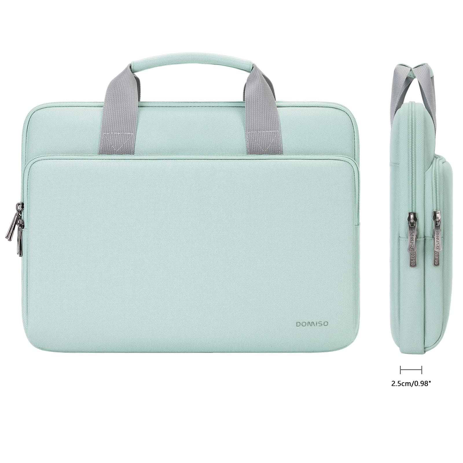 Domiso Laptop Sleeve custodia laptop 17,3" verde menta impermeabile