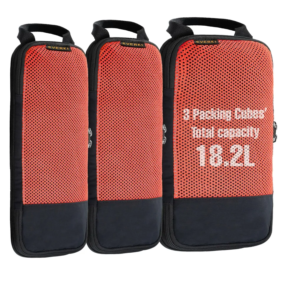 EVERKI Custodie per Portatile Cubo per imballaggio a compressione Set 3 Arancione