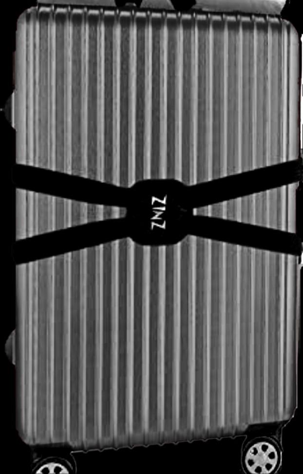 ZINZ Luggage Straps Cintura Elastica Regolabile cinghia valigia Arancia US