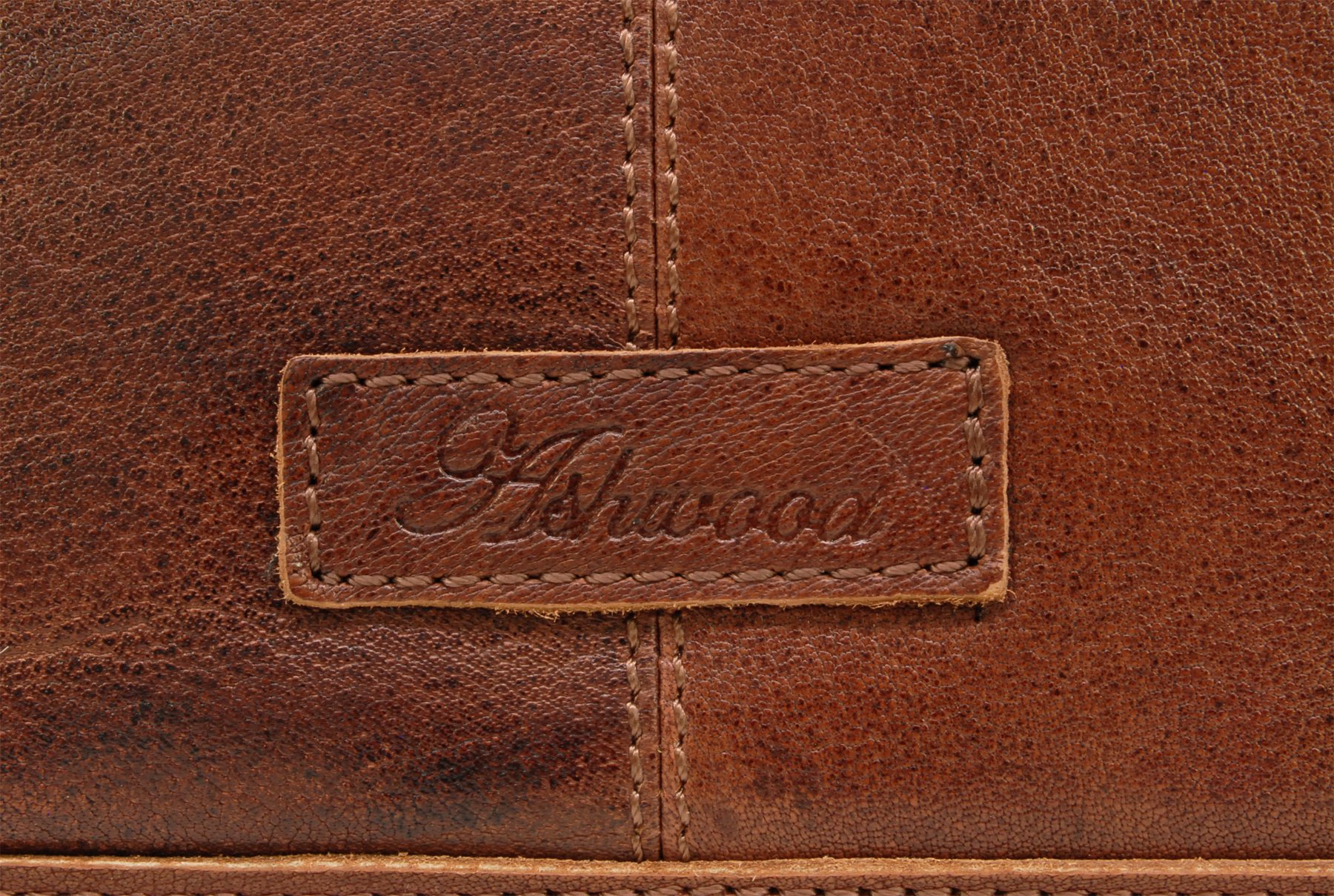 Ashwood Camden 8342 borsa a tracolla Marrone chiaro in pelle