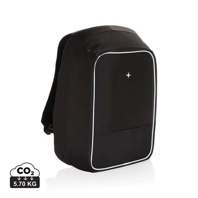 Swiss Peak Zaini Zaino porta PC 15,6″ antitaccheggio AWARE™ zaino nero USB