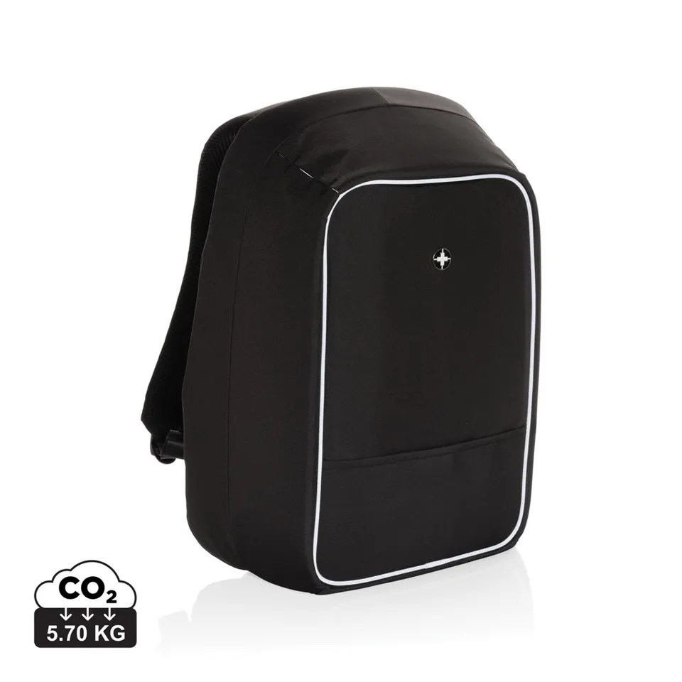 Swiss Peak Zaini Zaino porta PC 15,6″ antitaccheggio AWARE™ zaino nero USB