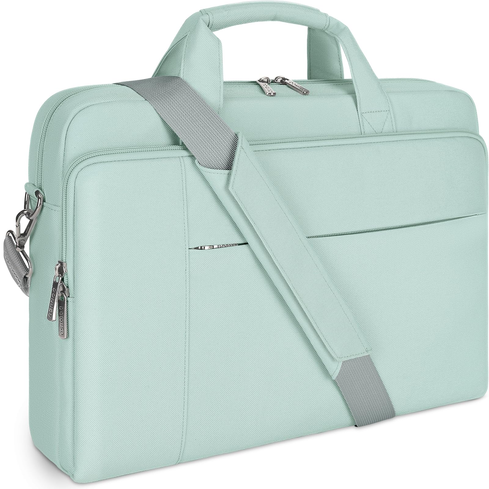 Domiso Laptop Briefcase 14 Pollici Borsa Laptop Impermeabile Verde Menta