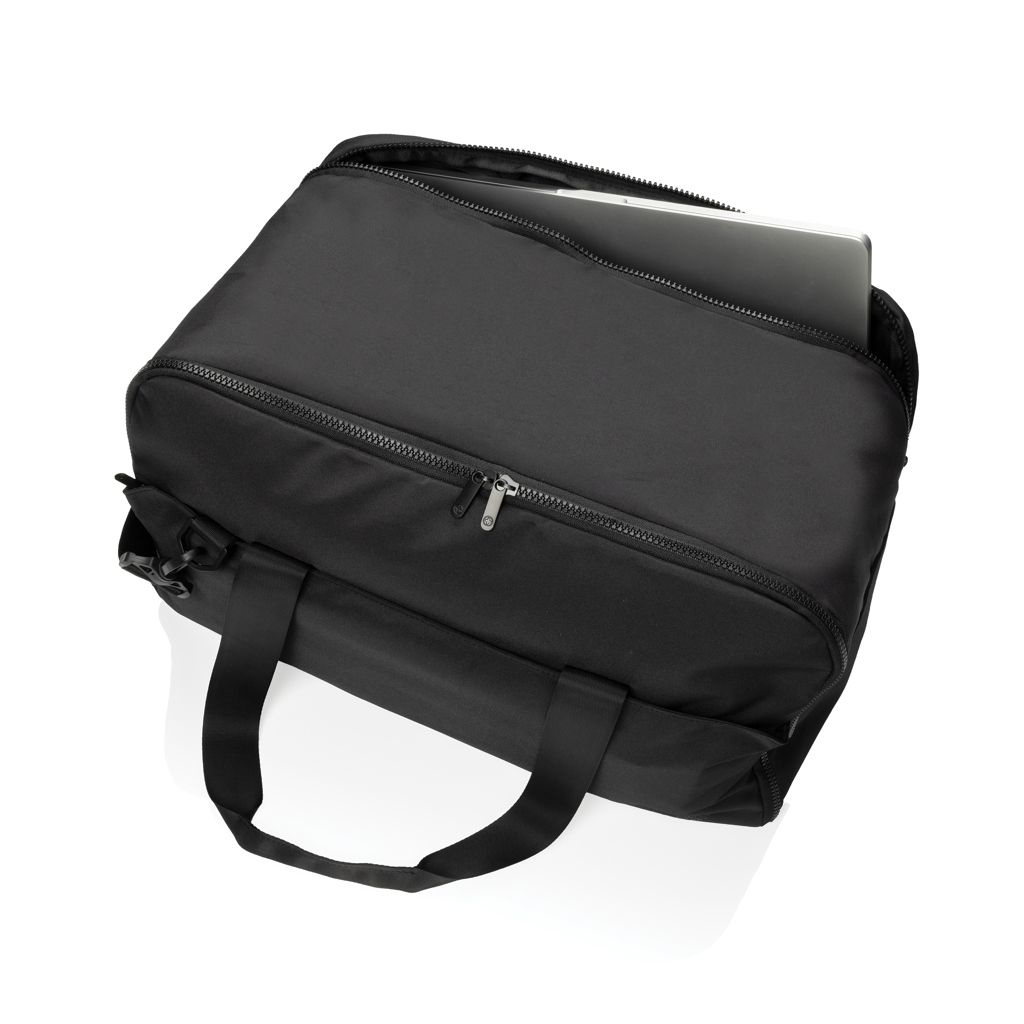 Swiss Peak Borse weekend Borsa weekend porta PC da 15,6″ nera rPET Aware