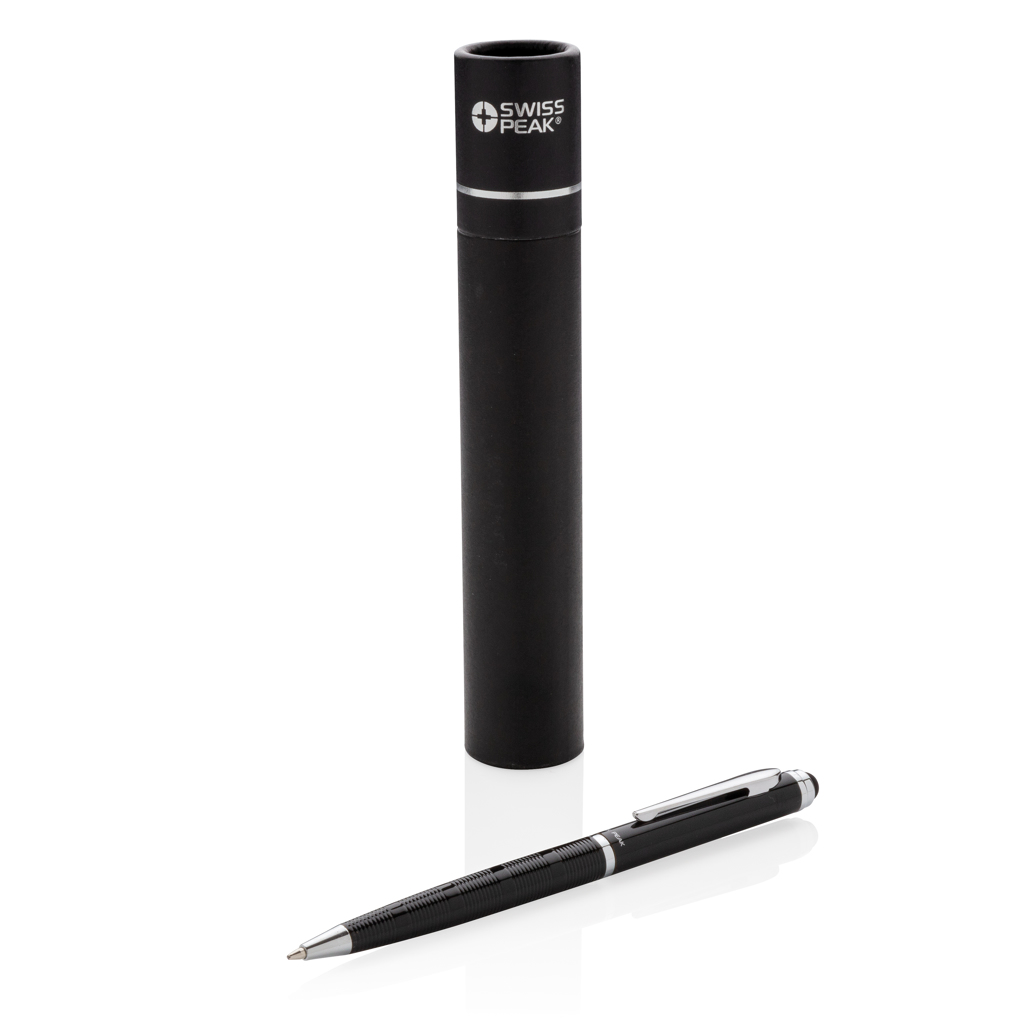 Swiss Peak Ufficio & Scrittura Penna touch Swiss Peak deluxe penna nera refill blu