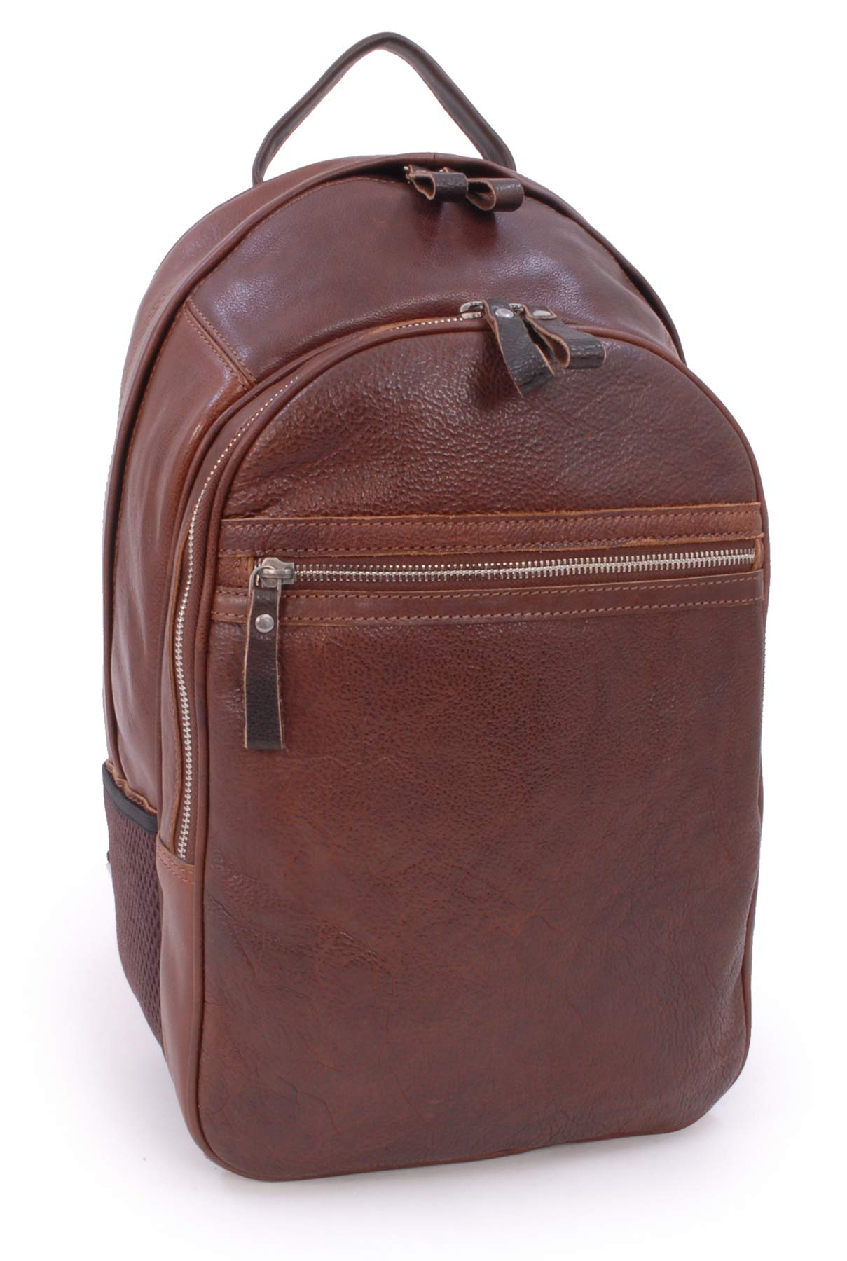 Ashwood Rucksacks 4555 zaino marrone chiaro in pelle con porta tablet