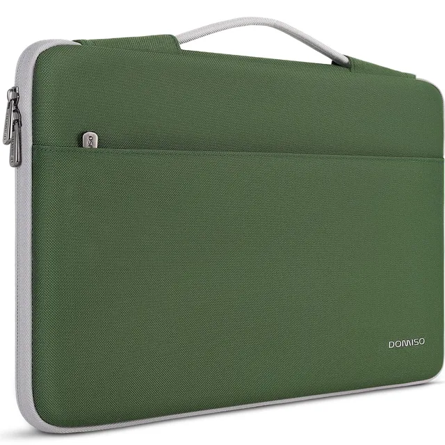 Domiso Laptop Sleeve 17,3 pollici custodia laptop verde avocado impermeabile