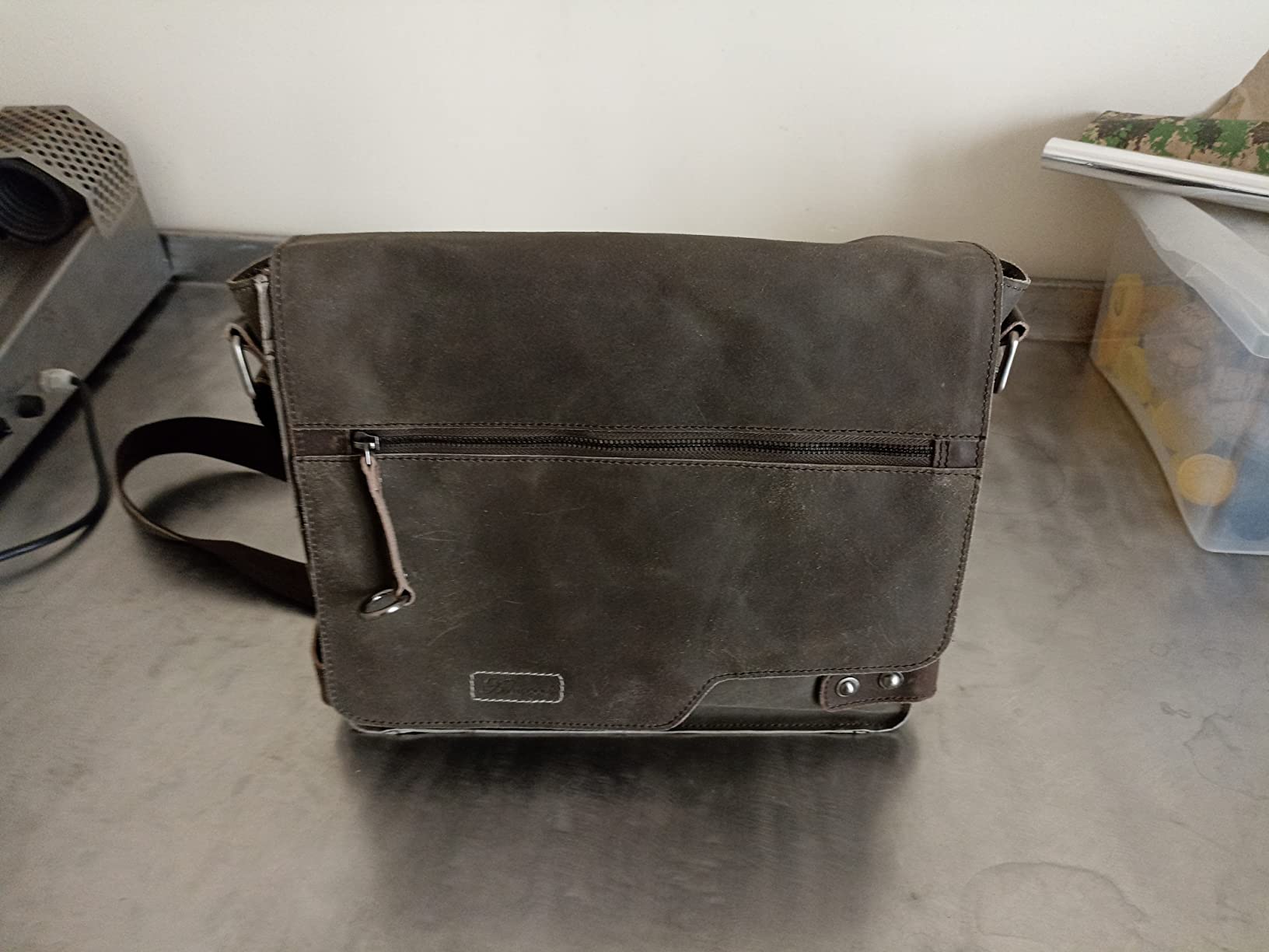 Ashwood Borse uomo e cartelle 8353 borsa a tracolla marrone in pelle