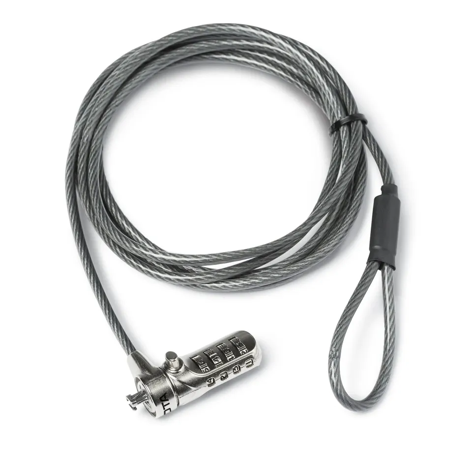 BASE XXO Security Locks T-Lock combination cavo antifurto 3x7 mm a combinazione