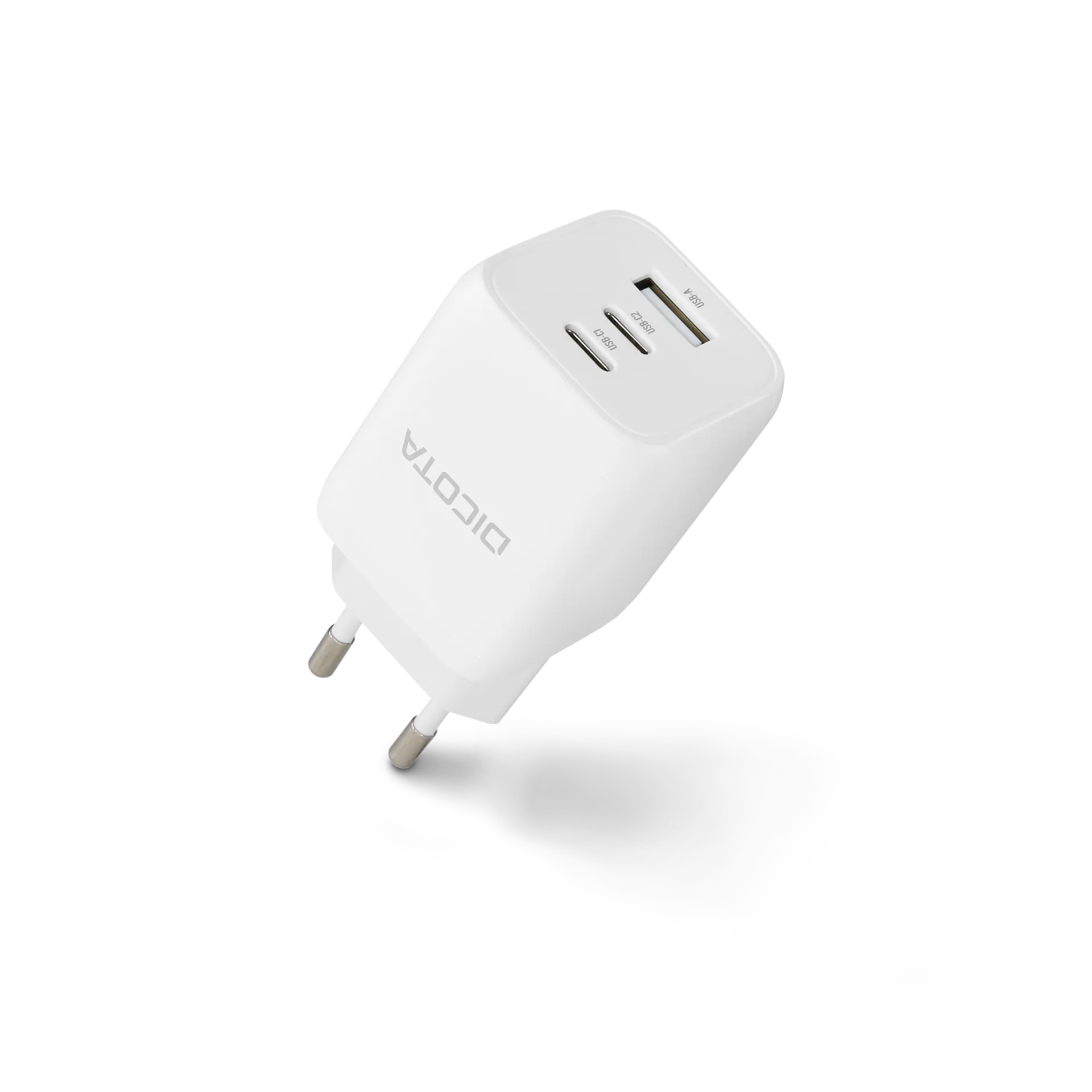 BASE XXO Power & Charging 3-Port GaN Wall Charger 65W EU caricatore 3 porte