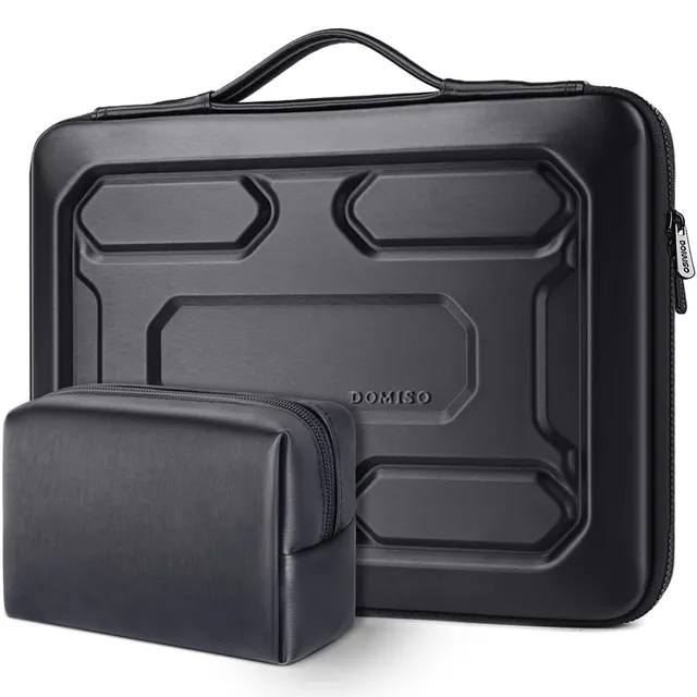 Domiso EVA Laptop Bag 17,3 pollici custodia laptop nera antiurto