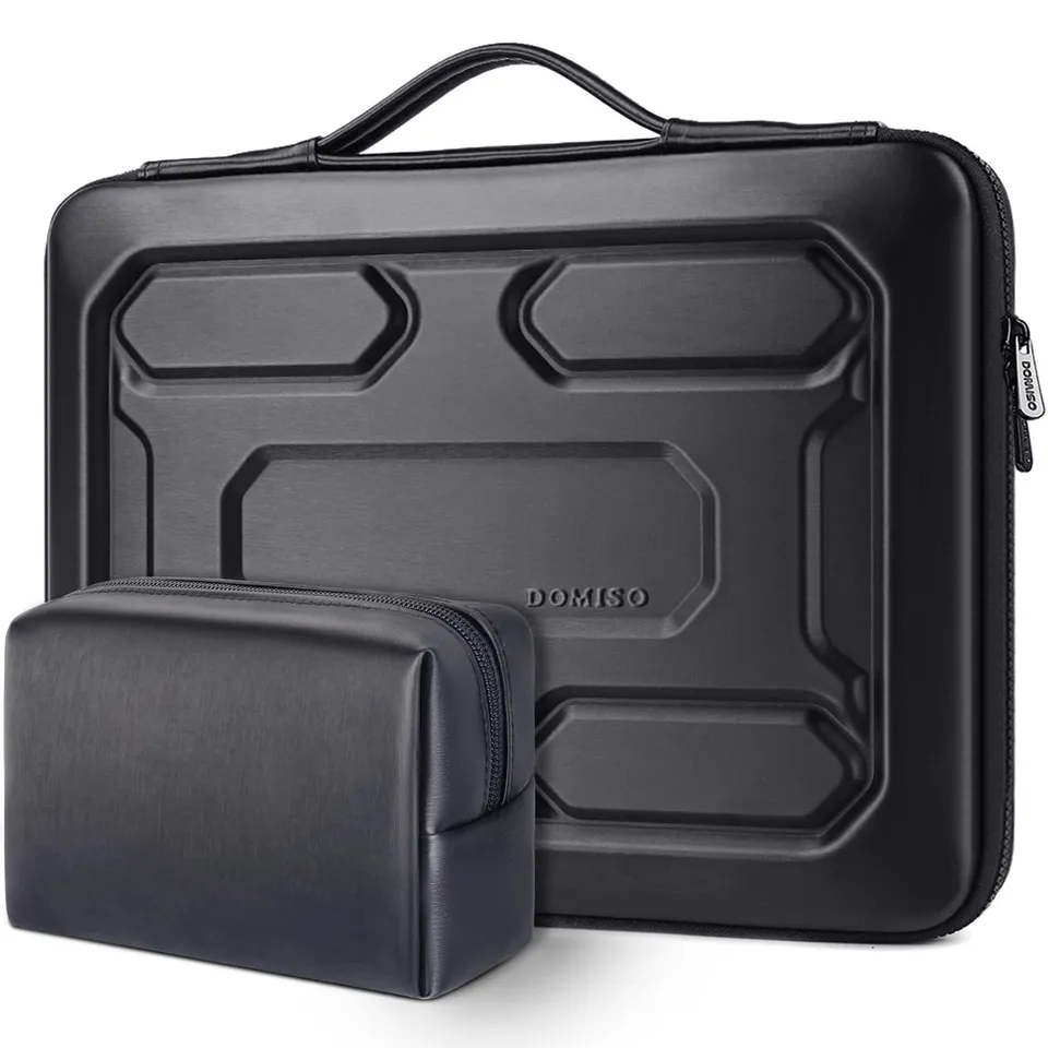 Domiso EVA Laptop Bag 17,3 pollici custodia laptop nera antiurto