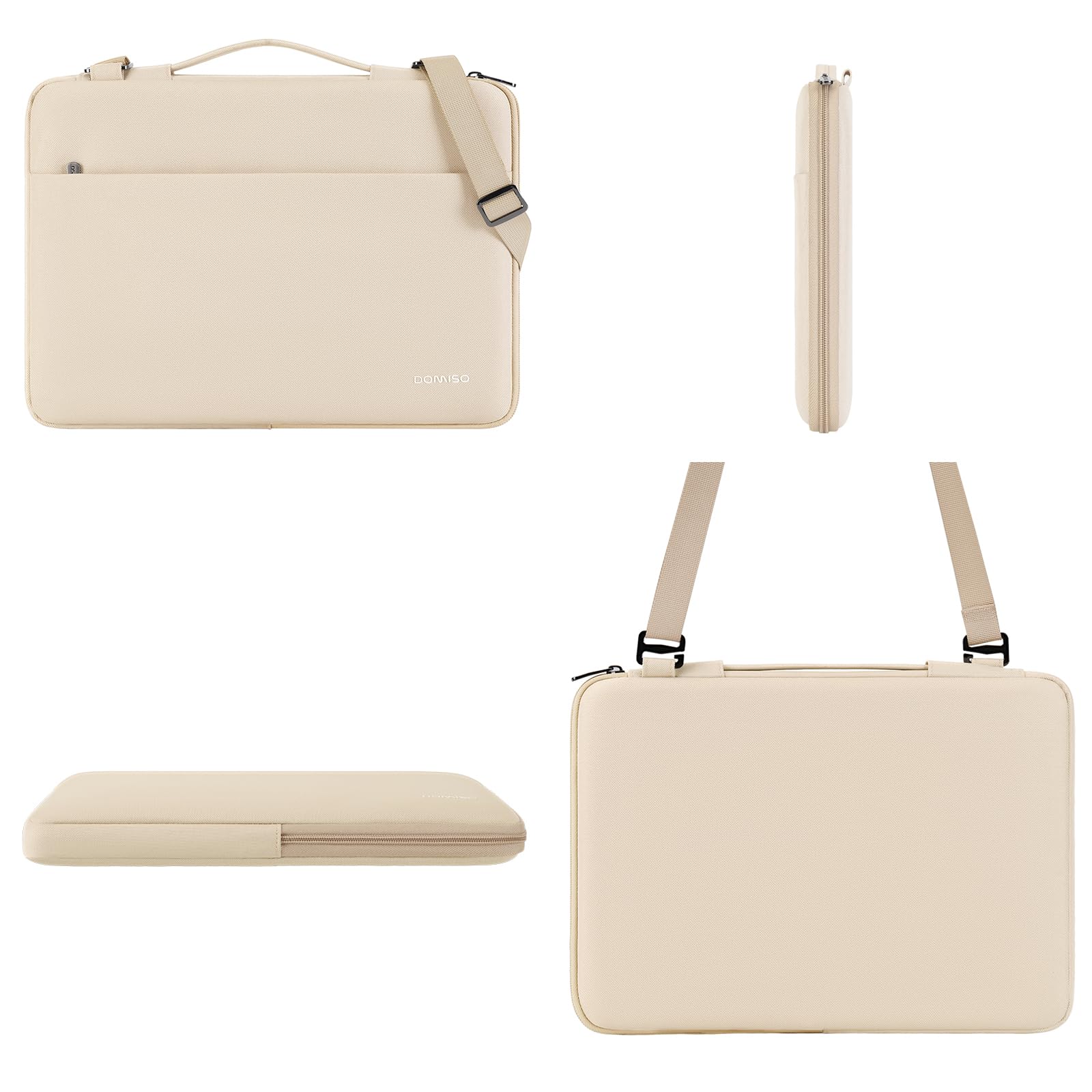 DOMISO Laptop Sleeve 14 pollici custodia notebook beige impermeabile
