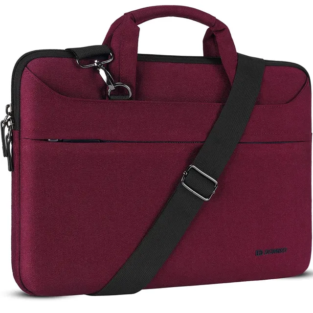 Domiso Laptop Briefcase 17,3 Pollici borsa laptop fucsia impermeabile