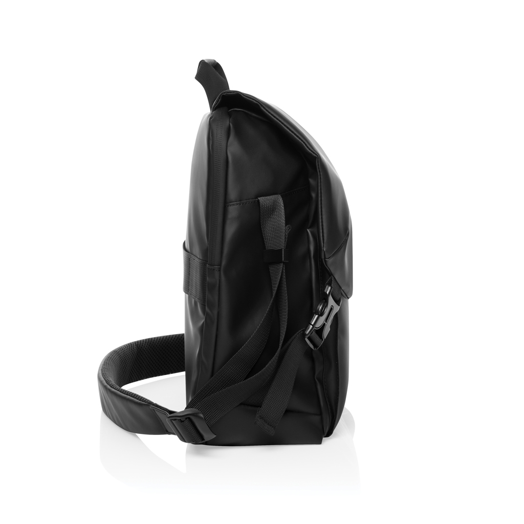 Swiss Peak OSLO borsa a tracolla nera per laptop 15,6″, con tasca RFID