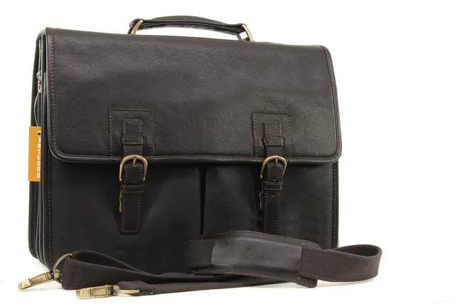 Ashwood Man Bags & Briefcases Gareth borsa laptop marrone 15,5 pollici