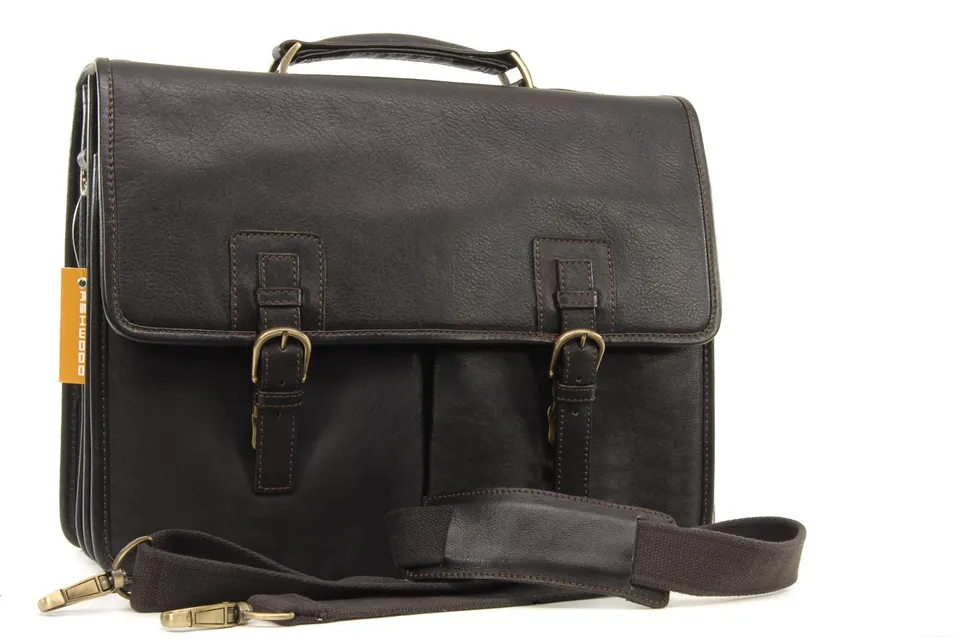 Ashwood Man Bags & Briefcases Gareth borsa laptop marrone 15,5 pollici
