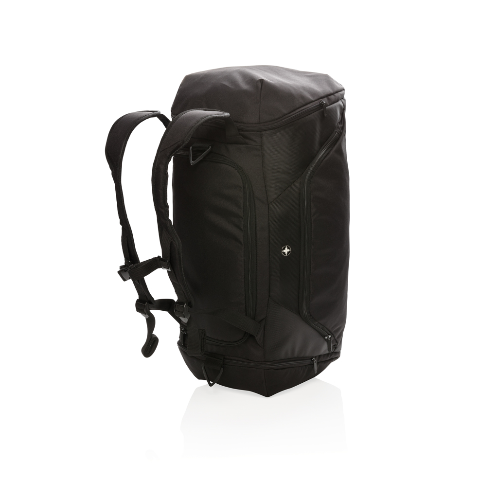 Swiss Peak Zaini Borsa zaino RFID nero, 2 in 1