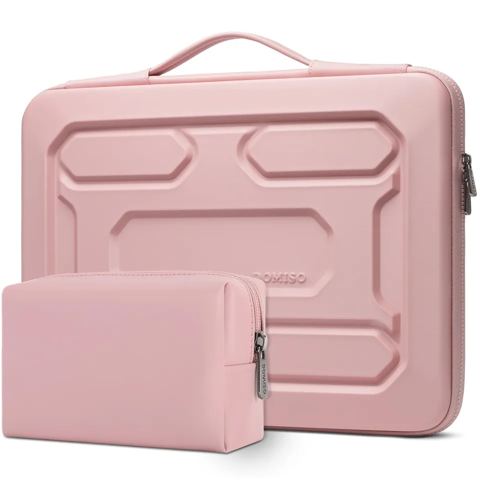Domiso EVA Laptop Bag 17,3 pollici custodia laptop rosa antiurto