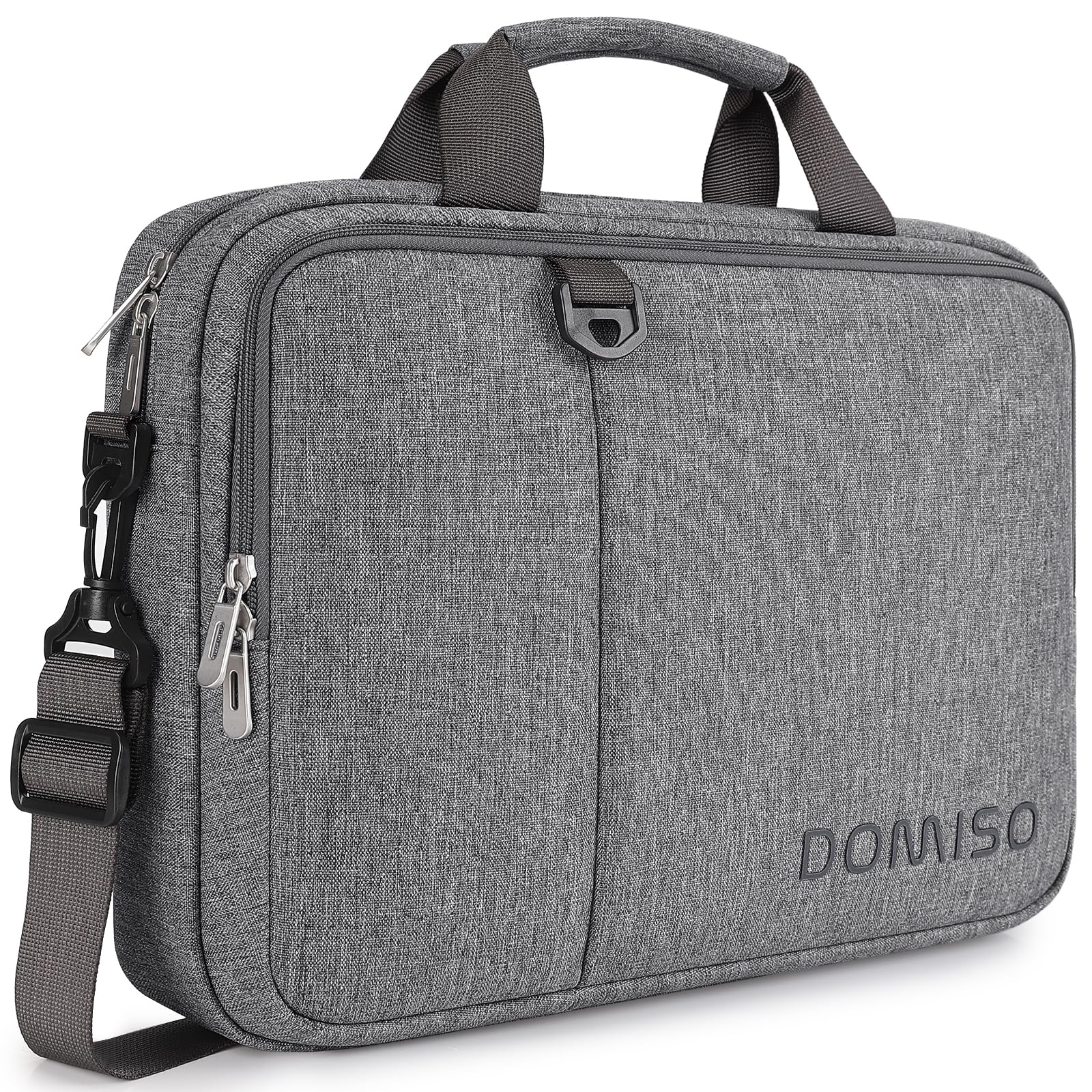 Domiso Laptop Briefcase 14 pollici borsa laptop grigia impermeabile