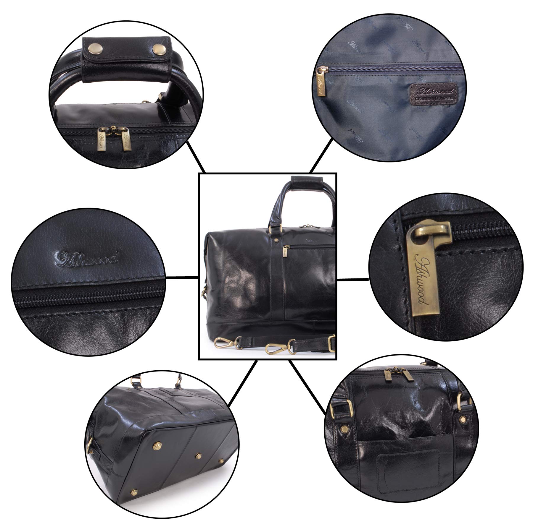 Ashwood Holdalls 2081 borsone da viaggio in pelle extra large