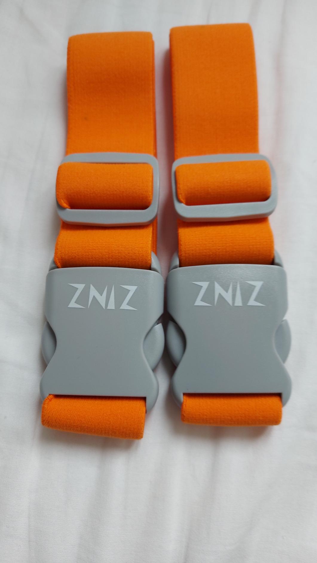 ZINZ Luggage Straps cinghie valigia elastiche arancioni 2 pezzi