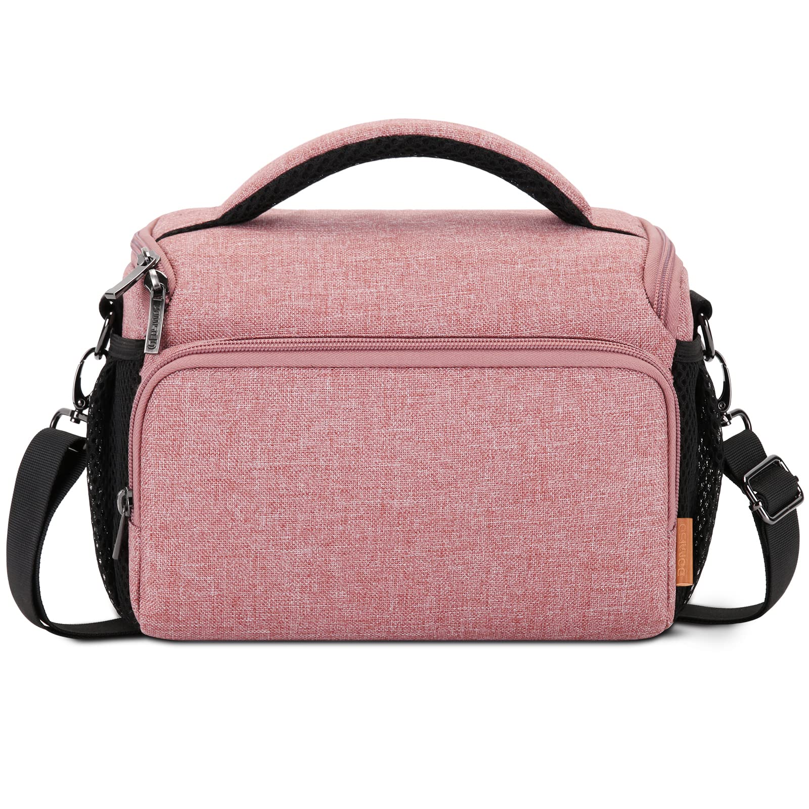 Domiso DSLR Camera Bag Borsa per fotocamera Rosa antiurto