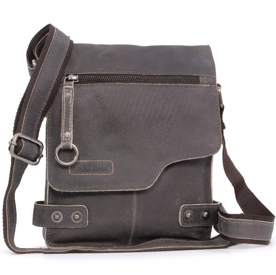 Ashwood Man Bags & Briefcases Camden 8351 borsa messenger Marrone compatta