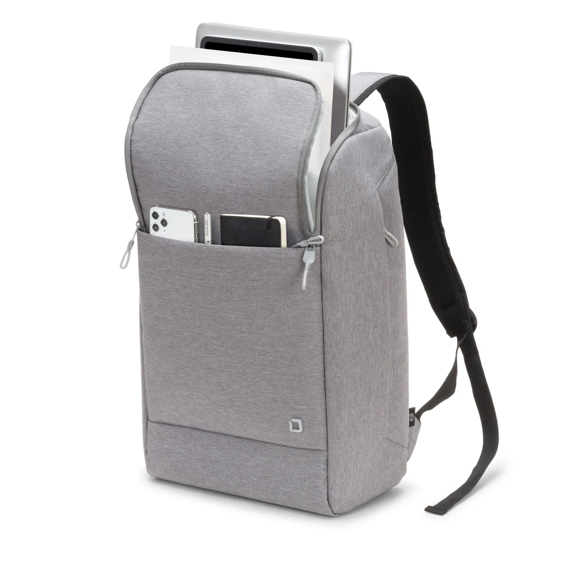 BASE XXO Backpacks Eco Backpack MOTION 13-15.6 zaino grigio chiaro idrorepellente