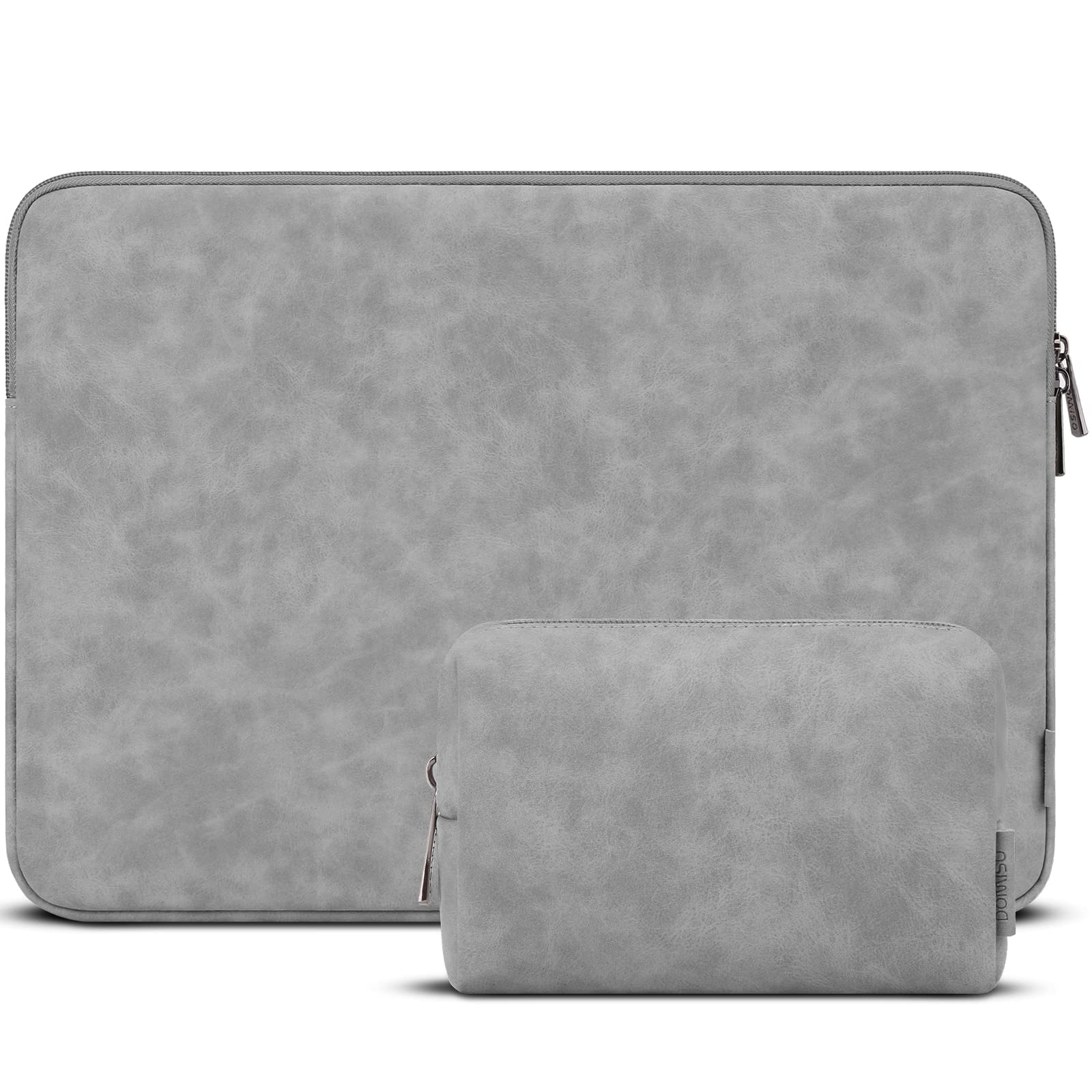 Domiso Laptop Sleeve 13,3 Pollici custodia grigia impermeabile