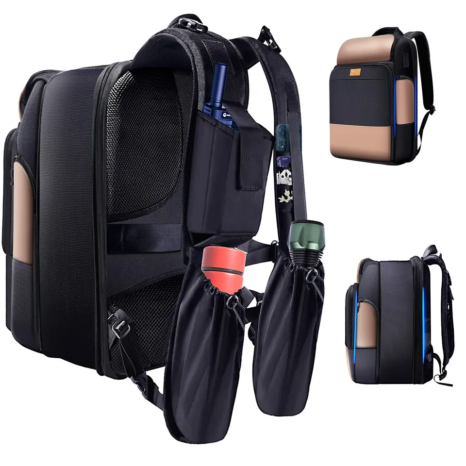 ZINZ Backpacks 15,6" zaino laptop Nero espandibile