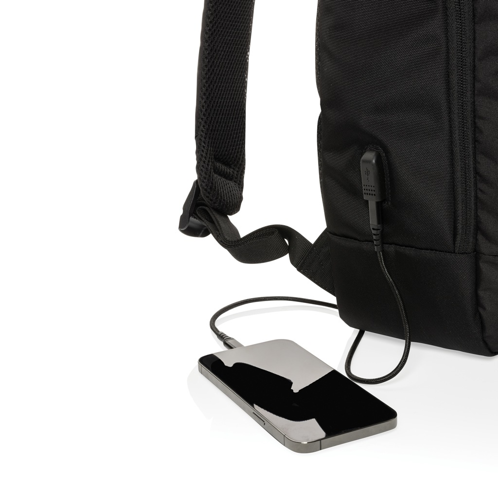 Swiss Peak Zaini zaino moderno porta PC 15,6″ AWARE™ nero USB-C
