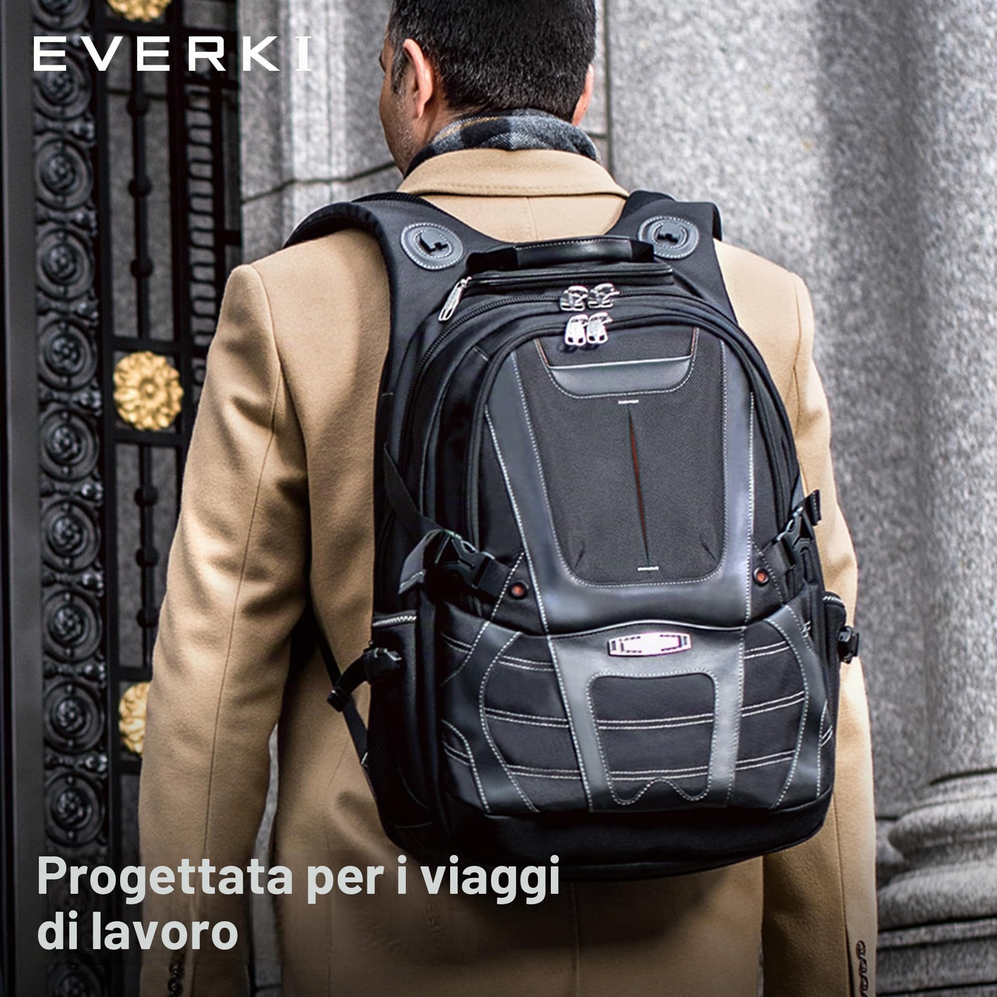 EVERKI Zaini per Portatile EKP133B Concept 2 zaino laptop 17" nero RFID