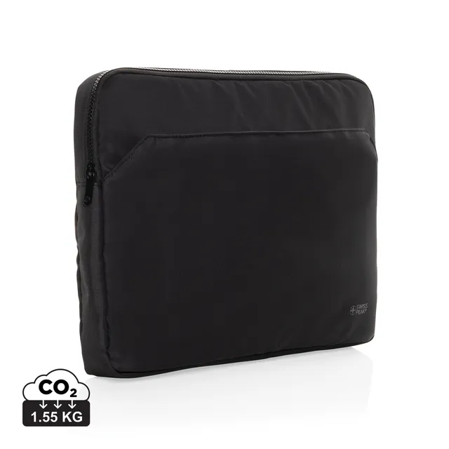 Swiss Peak Borse porta PC Essential custodia laptop 15,6″ nero rPET