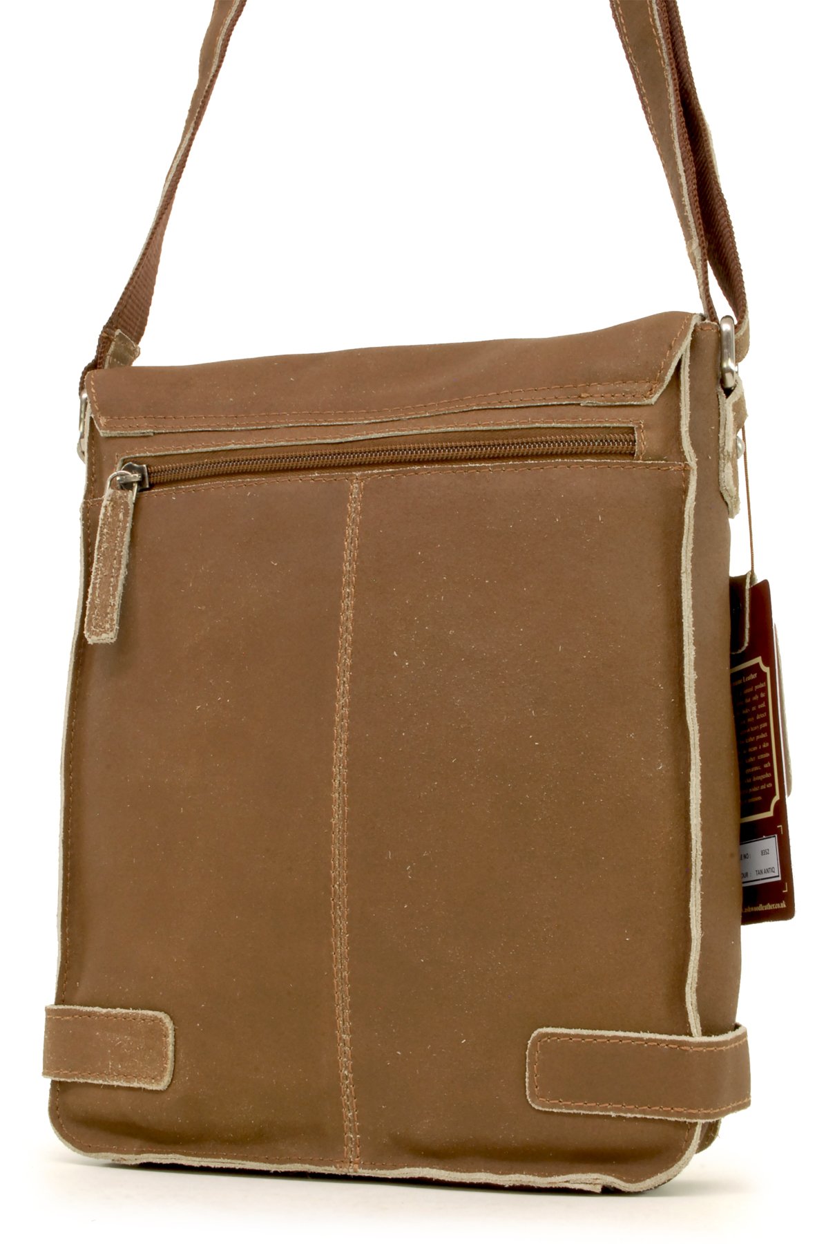 Ashwood Man Bags & Briefcases 8352 Kingston borsa messenger A5 pelle bufalo