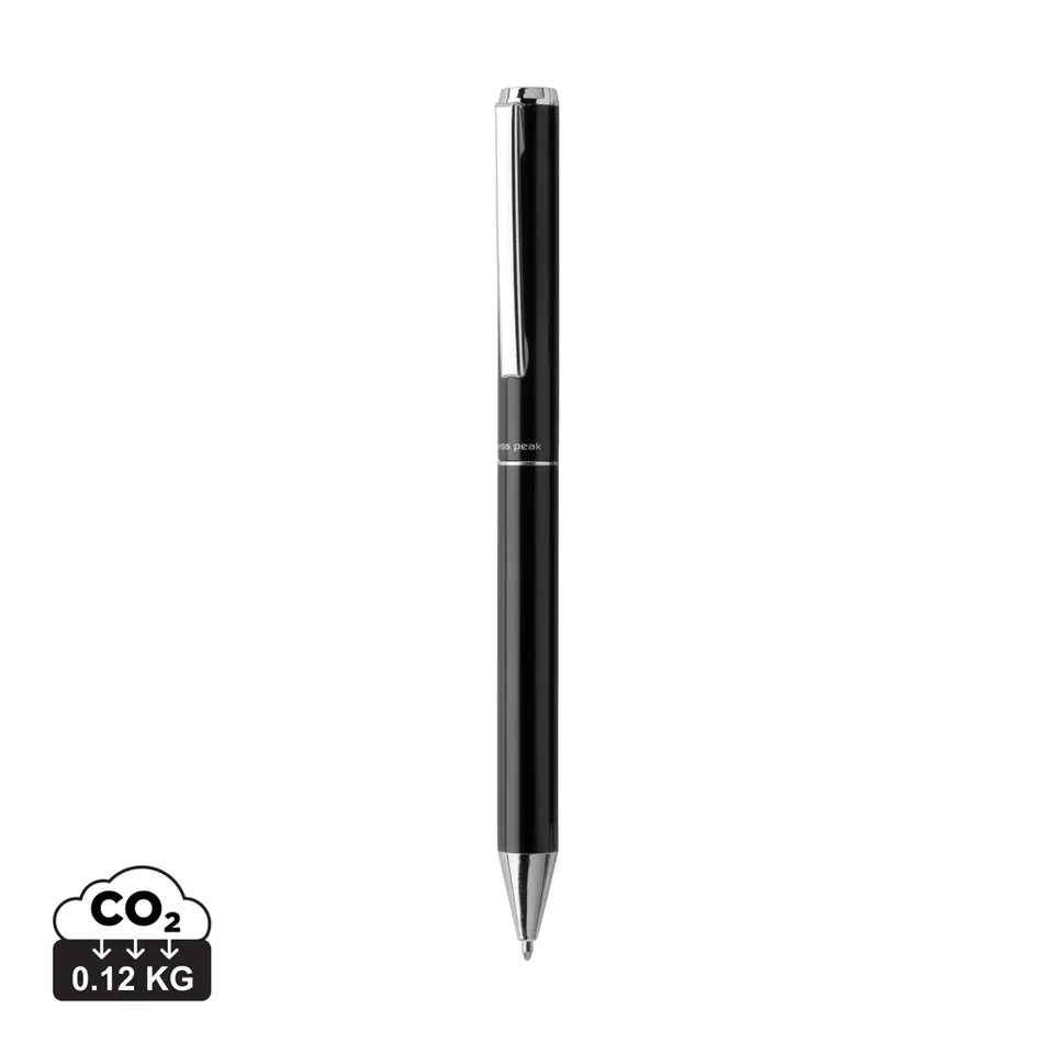 Swiss Peak Ufficio & Scrittura Penna Cedar alluminio riciclato certificato RCS nera