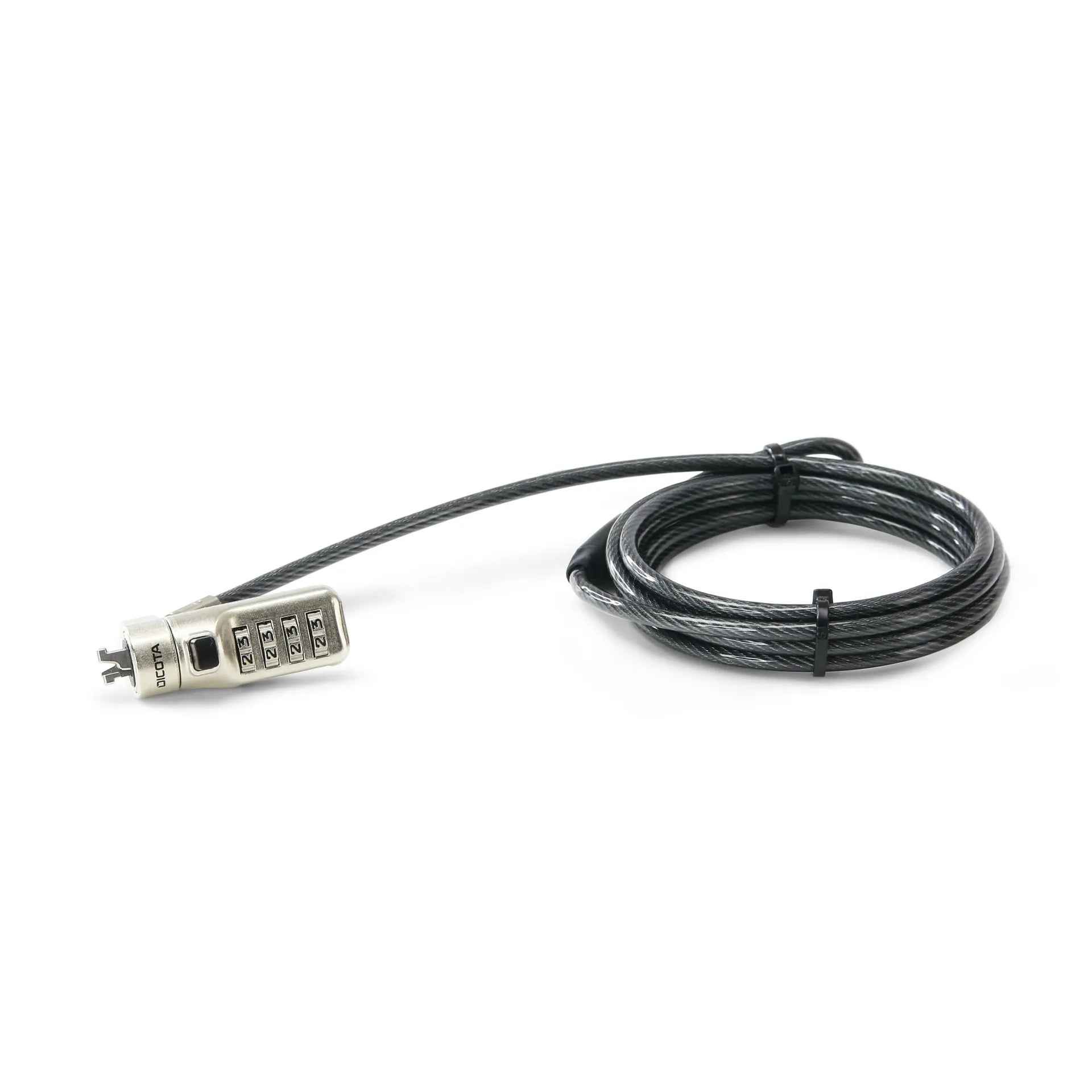 BASE XXO Security Locks Security Cable N-Lock combination resettable 2.5x6mm slot single cavo antifurto